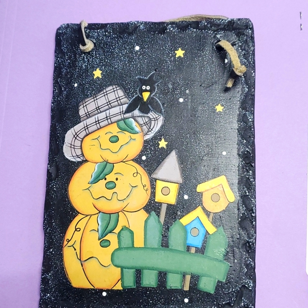Starry night hanging slate